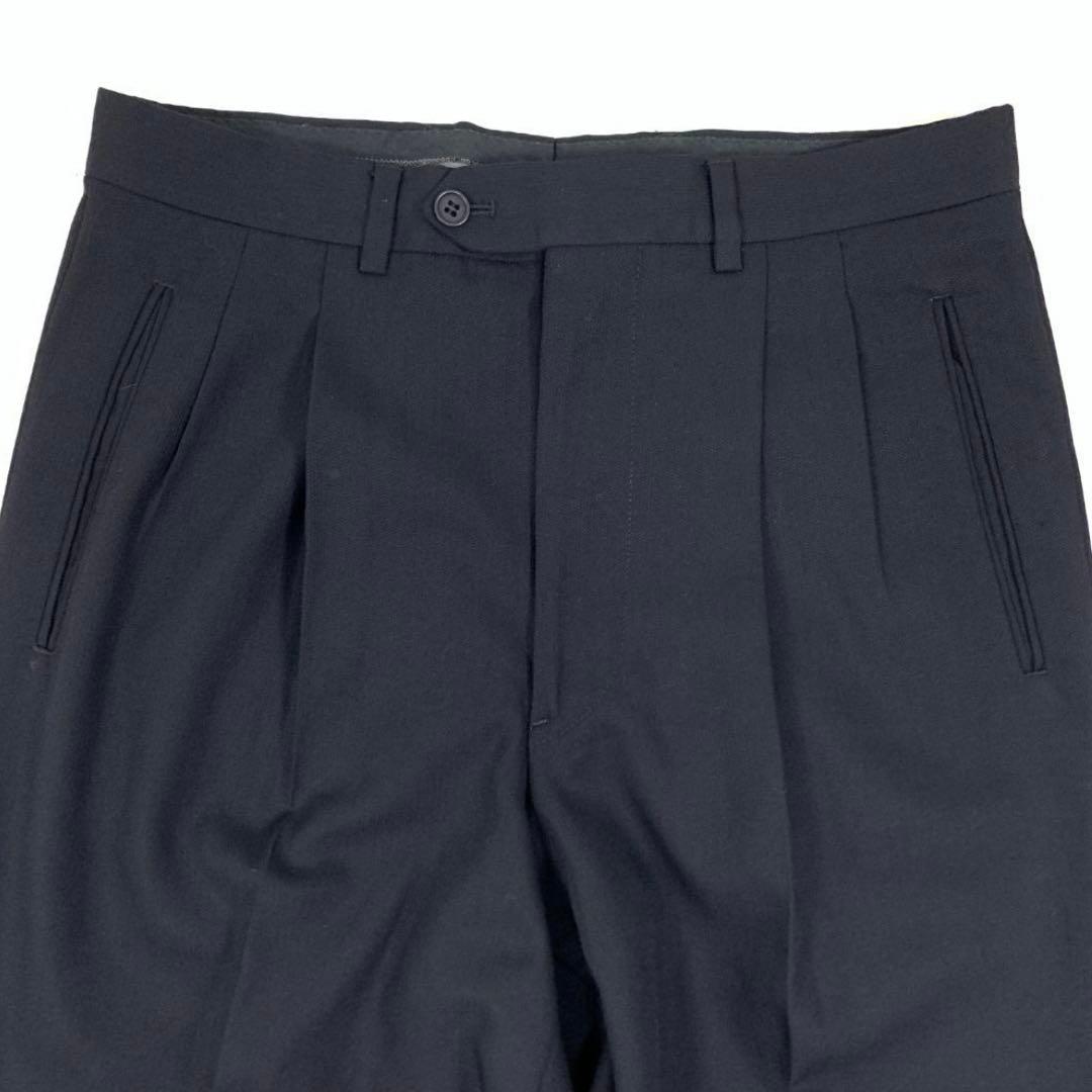 90s giorgio armani スラックス　ブラック
