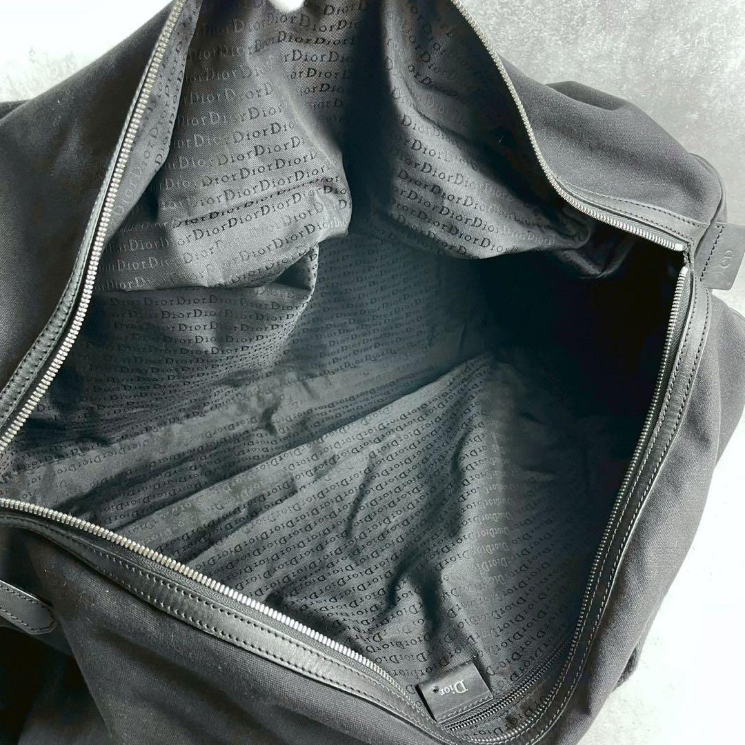 バッグ DIOR HOMME Mint Boston Bag canvas Black