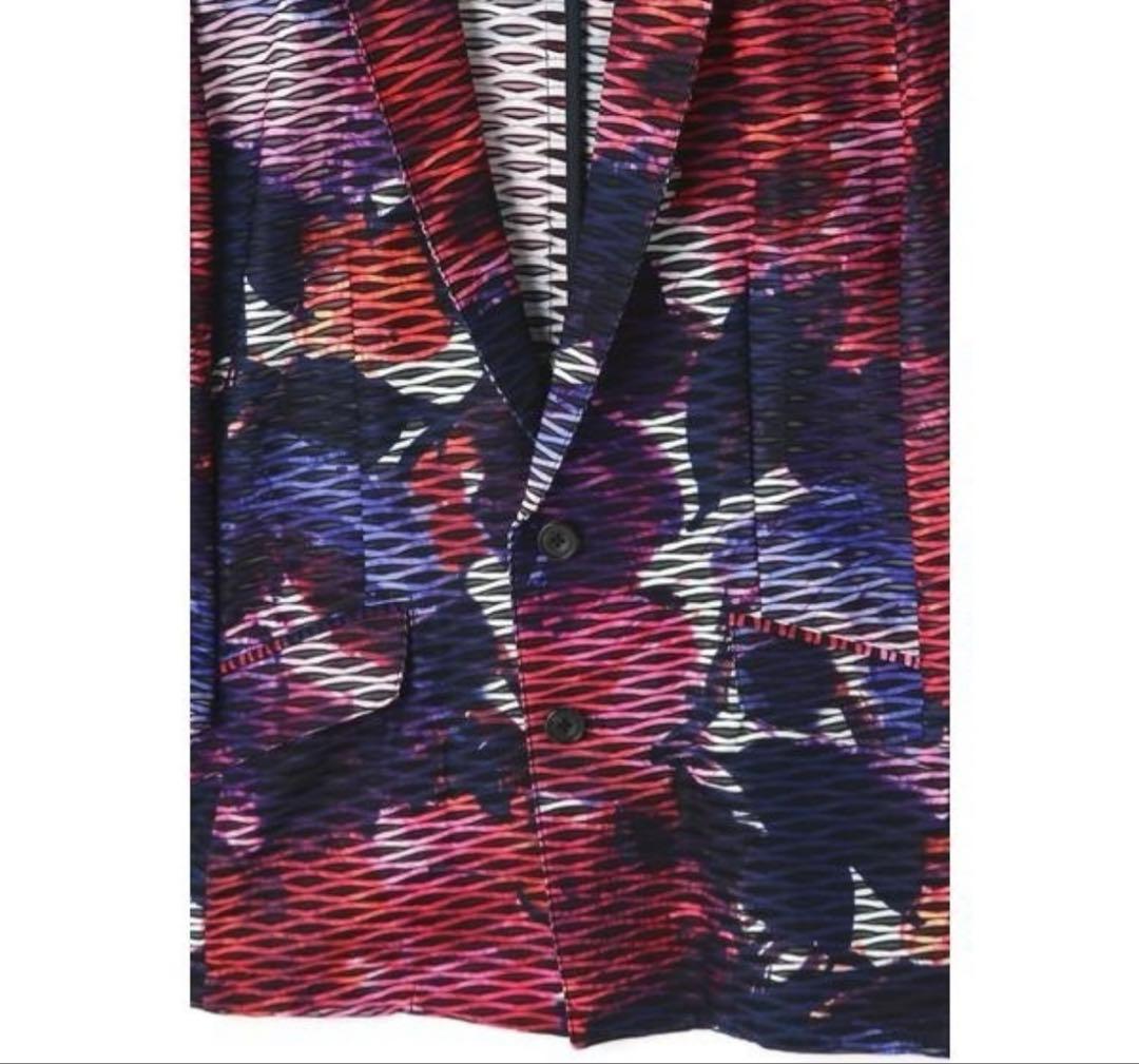 【極美品】トルネードマート 花魁プリント タックJQ ジャケット M ストレッチ