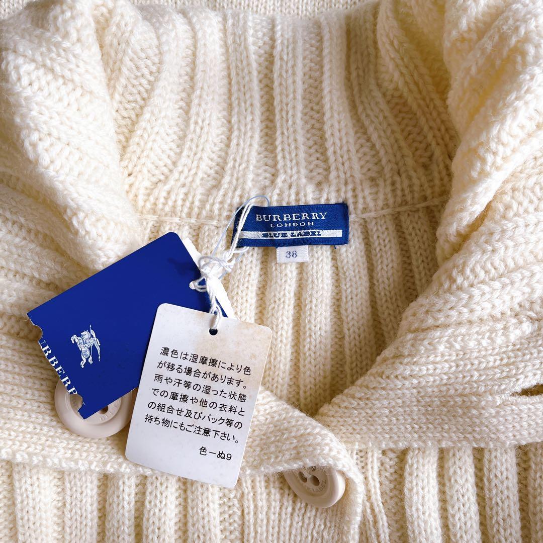 Burberryブルーレーベル ニット セーター ウール カーディガン コート