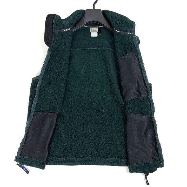 90s L.L.Bean エルエルビーン フリースベスト グリーン 旧タグ
