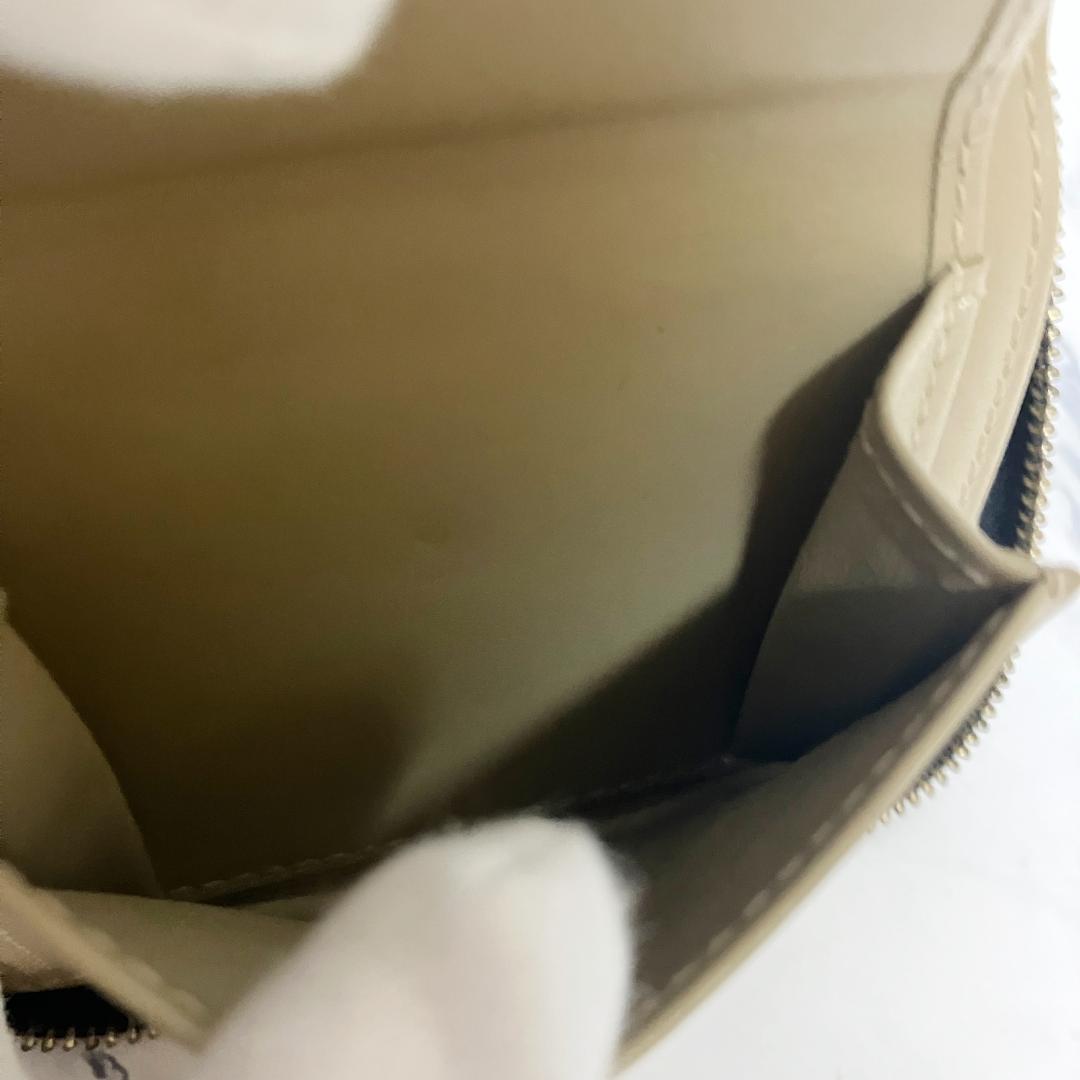 B973【人気】LOUIS VUITTON★ヴェルニ 二つ折り財布 ジップ 黒