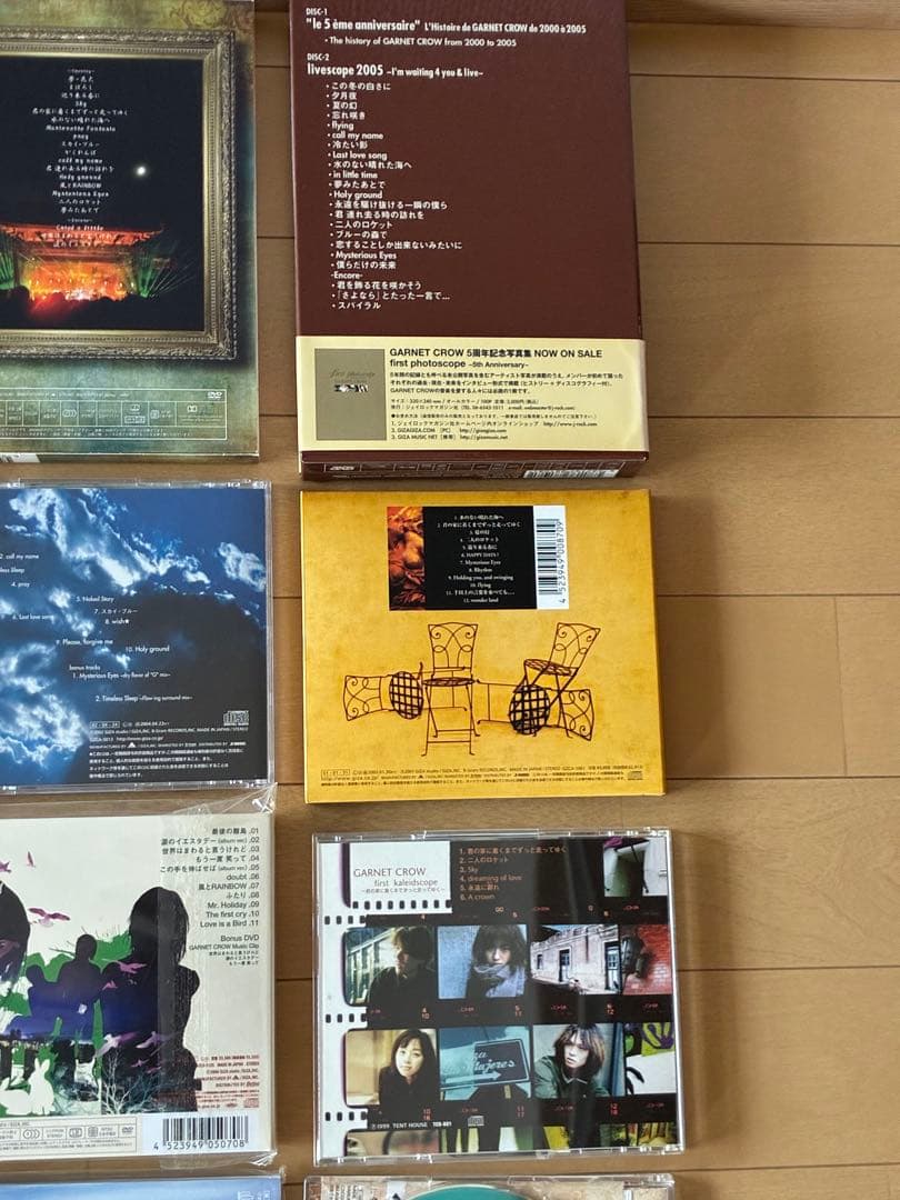 GARNET CROW DVD5枚、アルバム8枚、シングル21枚まとめ売り
