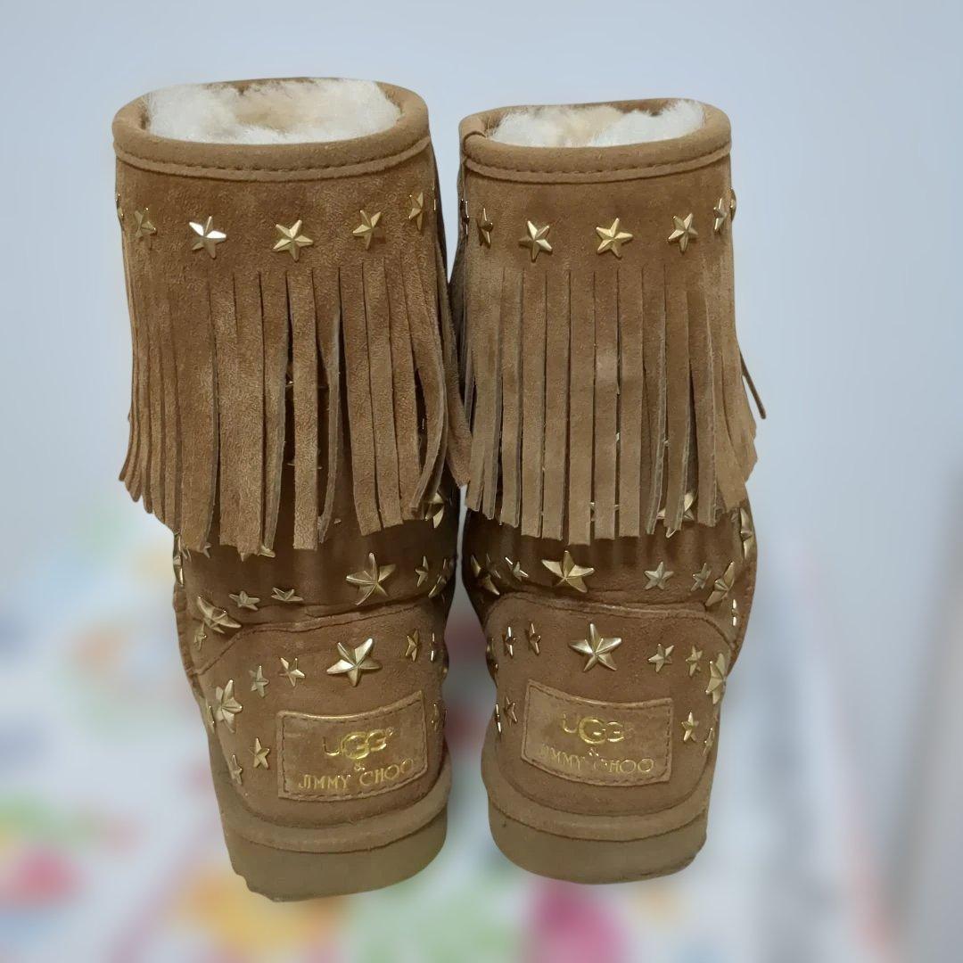 UGG×JIMMY CHOOコラボ■星 スタッズ付 ムートンブーツ■アグ スター