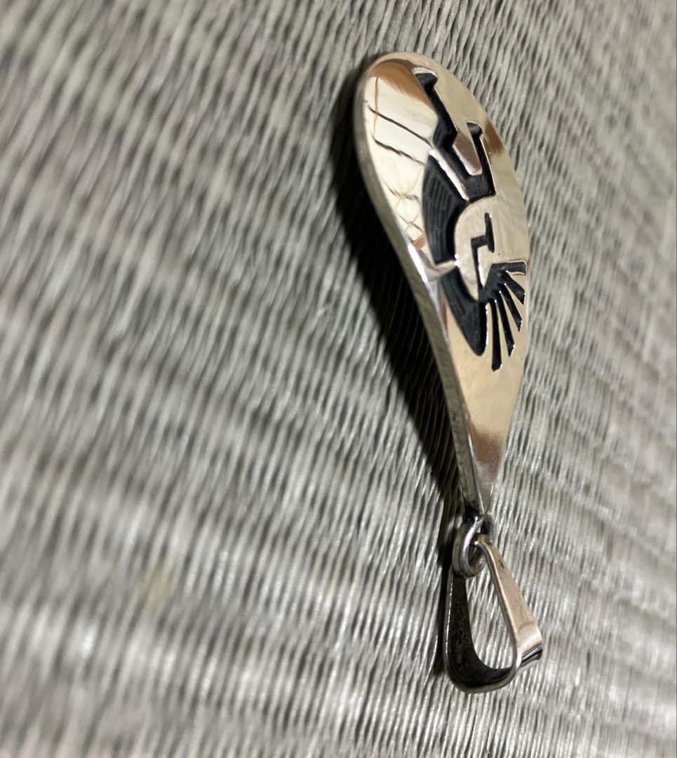 美品　navajo ココペリ ペンダント STERLING刻印あり　約10g
