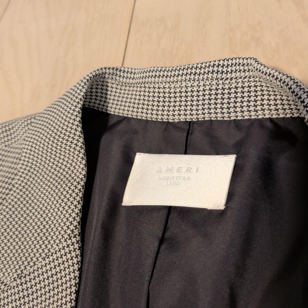 Ameri　MEDI HOUNDSTOOTH JACQUARD JACKET