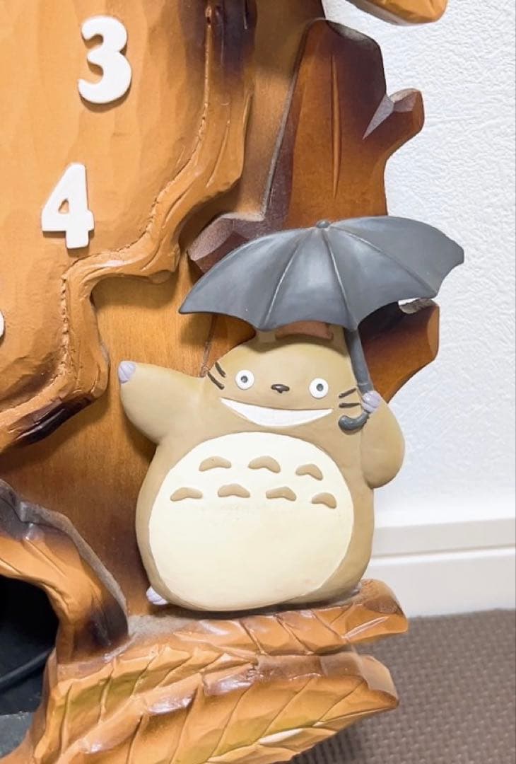 となりのトトロ 掛け時計 ジブリ メロディ付き トトロ ネコバス ジャンク