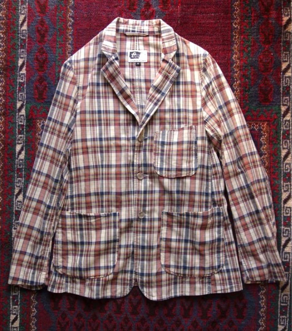 ENGINEERED GARMENTS ベイカージャケット S マドラスチェック