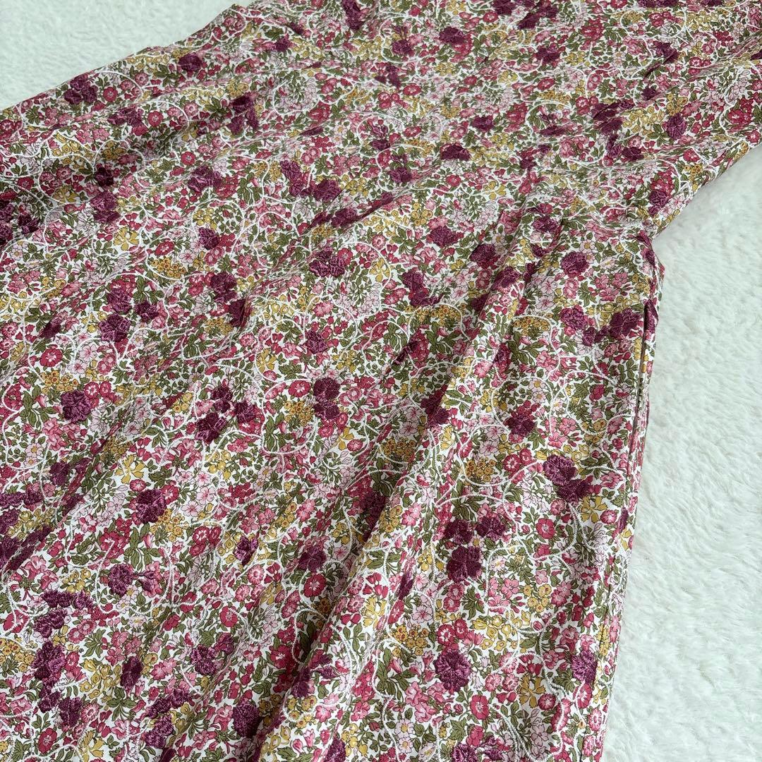 【極美品】TOCCA LIBERTY PENSTEMONROAD 刺繍ワンピース