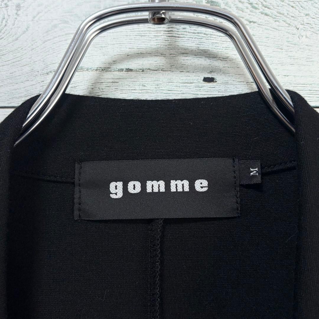 ☆定番☆gomme ゴム　ストレッチテーラードジャケット　ブラック　Mサイズ