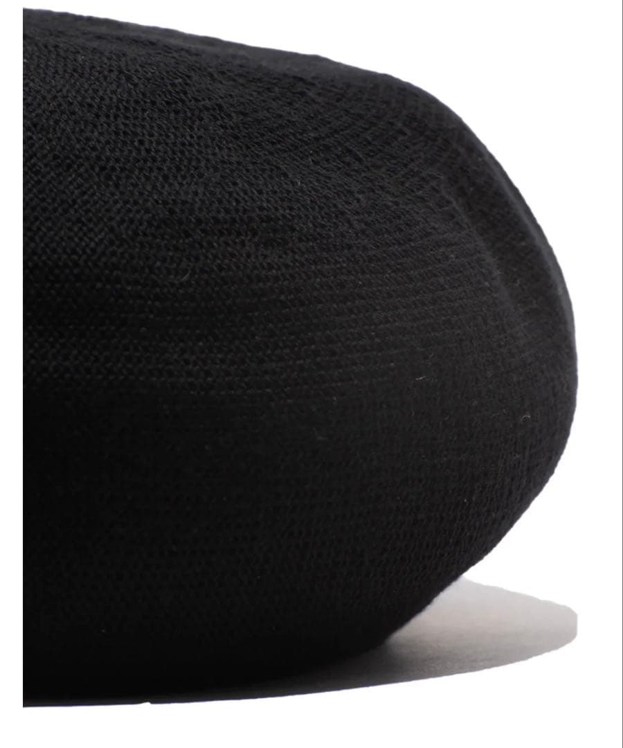 THE H.W.DOG　COTTON BASIC BERET Black