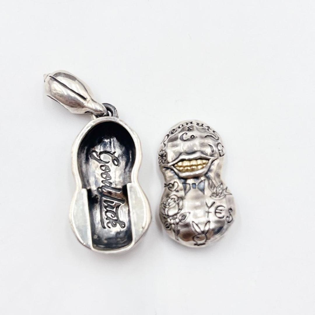 TATTOO PEANUTS MEDIUM　SLIDE　SILVERxK10