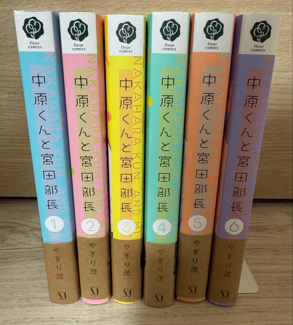 中原くんと宮田部長 1〜6巻 小冊子 リーフレット ペーパー 特典付き