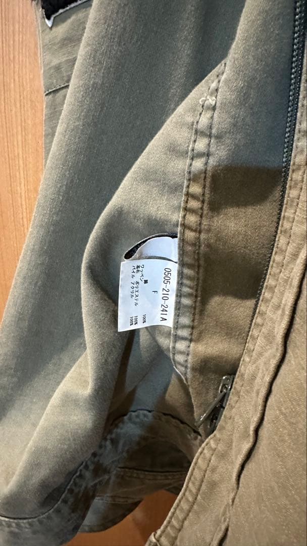 【美品】ダブルスタンダードクロージング　ロゴミリタリージャケット