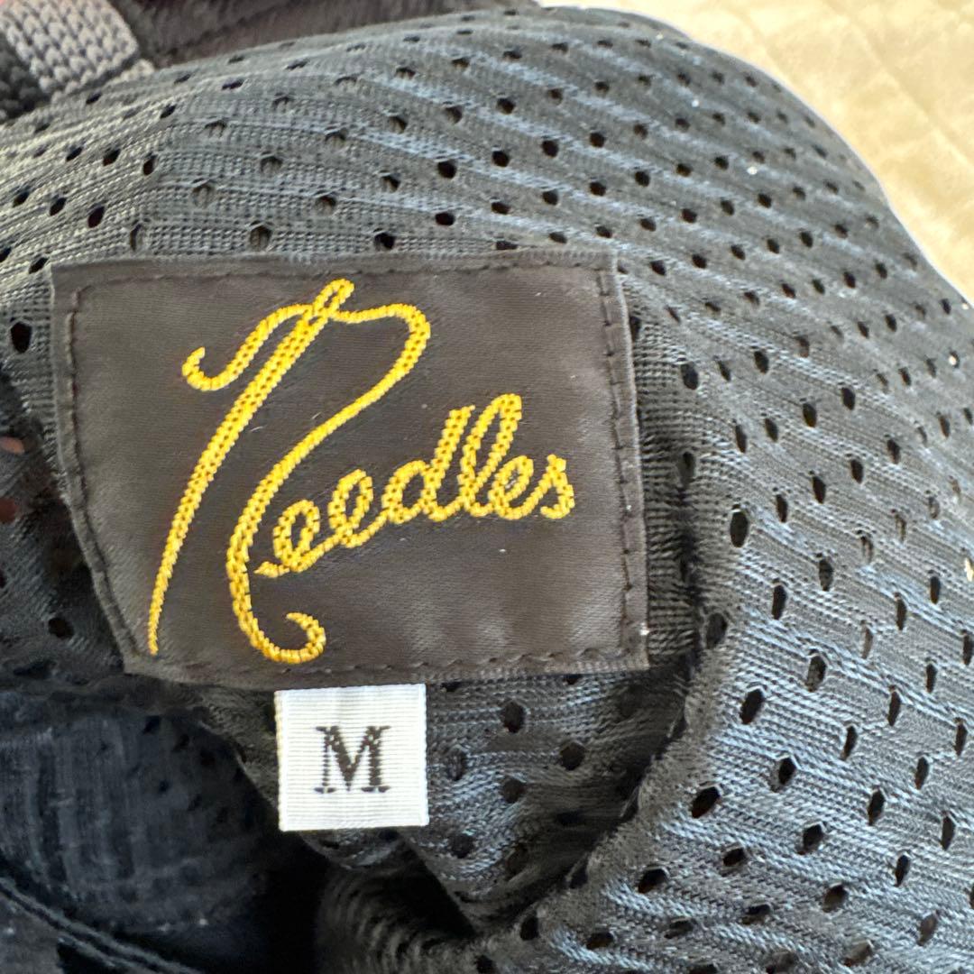 needlesブラックパンツ