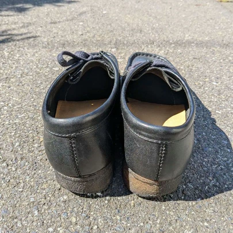 Clarks クラークス ワラビー モカシン レザー ブラック