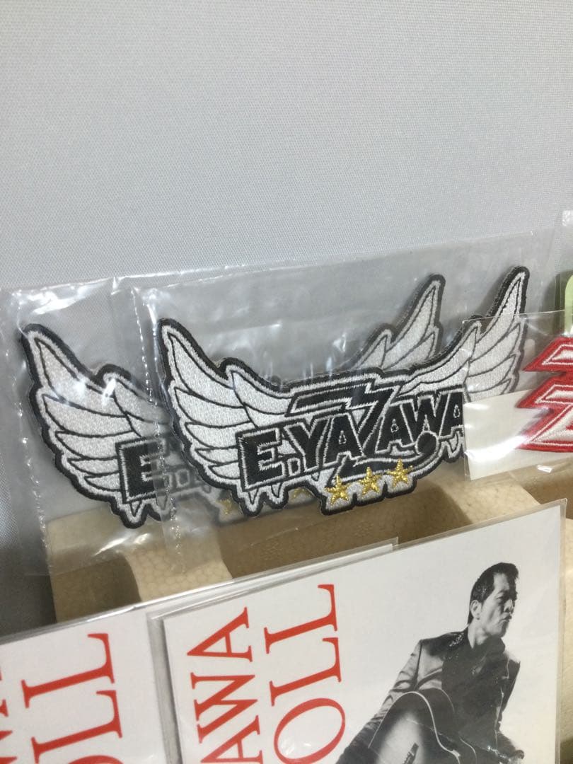 矢沢永吉 グッズ SET ステッカー ワッペン シール 等　E.YAZAWA