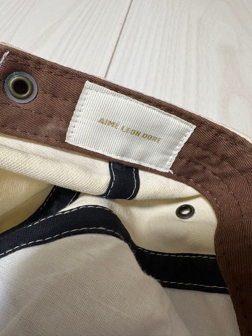 AIME LEON DORE woolrichコラボフィッシングキャップ