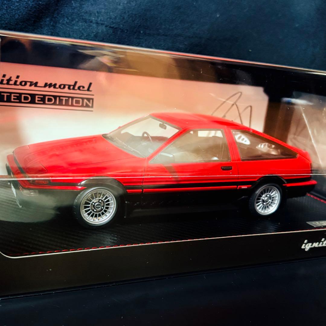 60台限定 1/18 イグニッションモデル トヨタ AE86 織戸学 フィギュア
