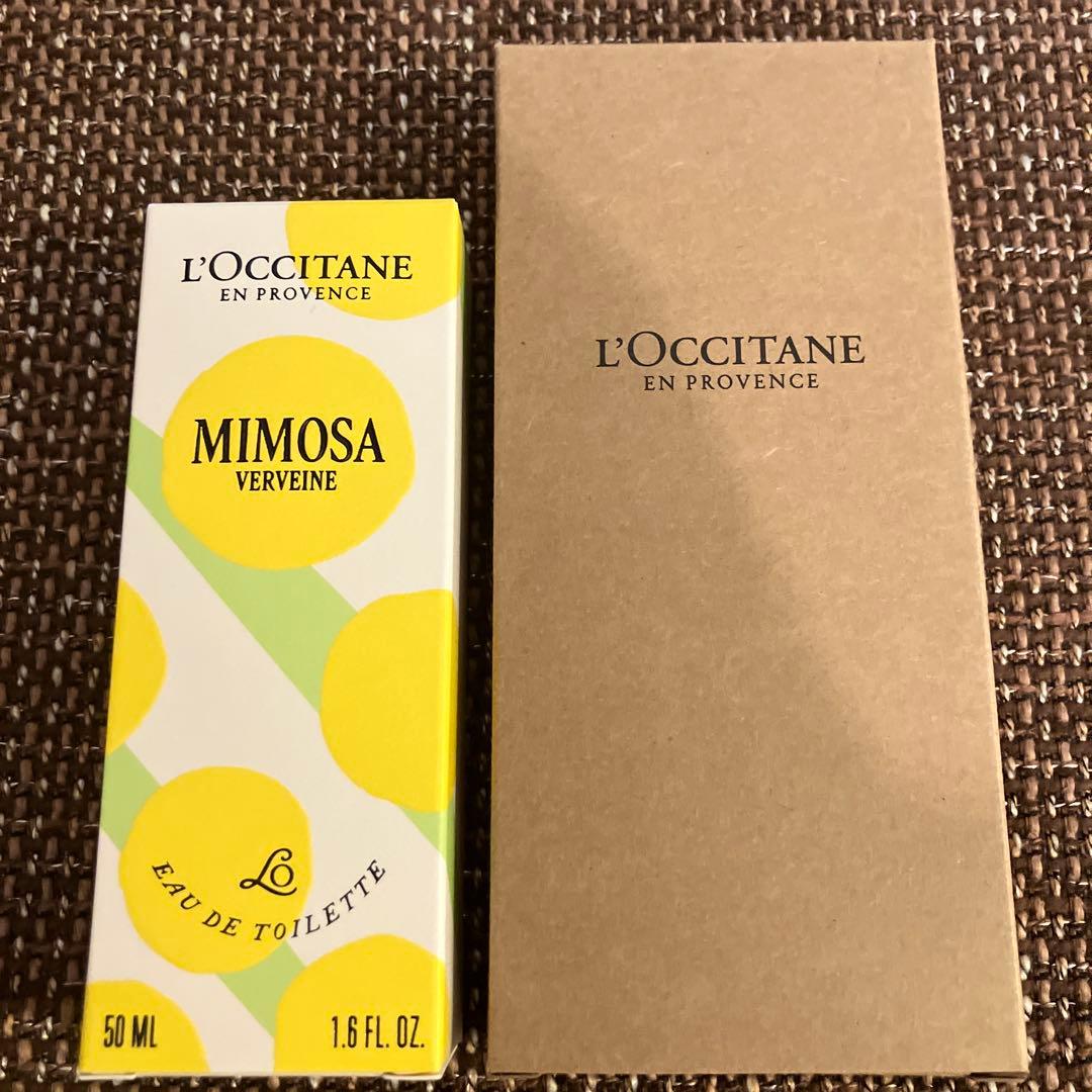 【ロクシタン】ミモザ オードトワレ50ml【数量限定】＆ハンドクリームホルダー