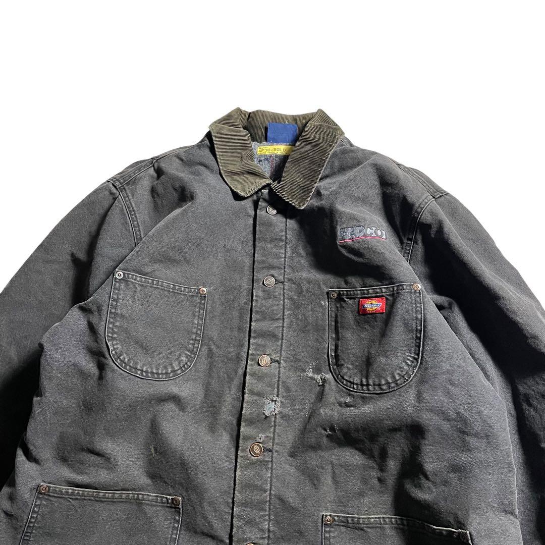 90s dickies ミシガンチョアコート ブラック xxl 大きめサイズ