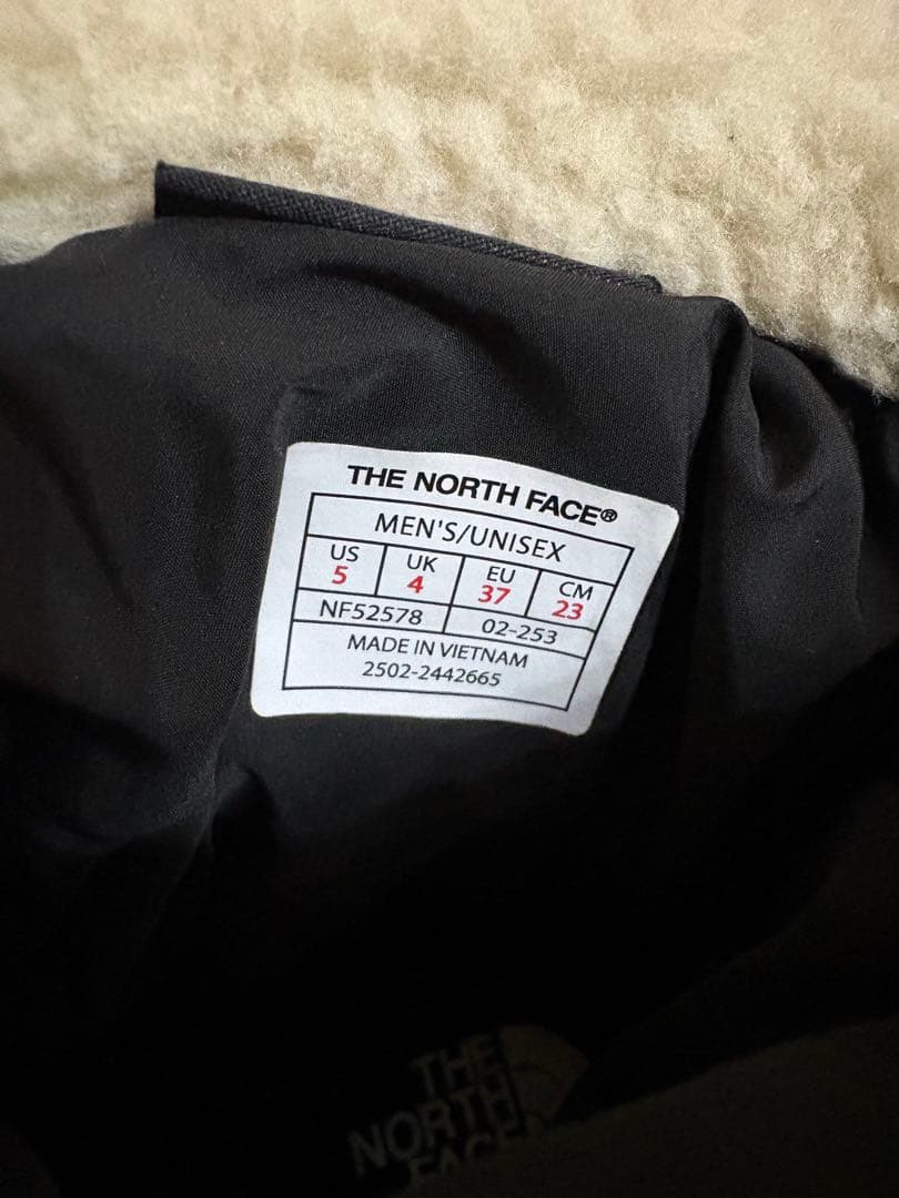 THE NORTH FACE ボアムートンブーツ クリーム色