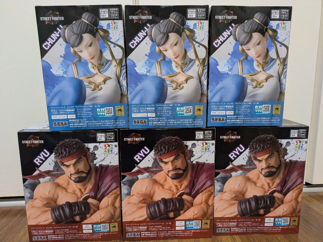 ストリートファイター6 ちょこのせ プレミアムフィギュア リュウ 春麗