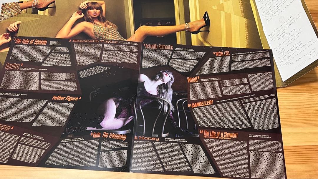 テイラー・スウィフト「The Life Of A Showgirl」+ ポスター