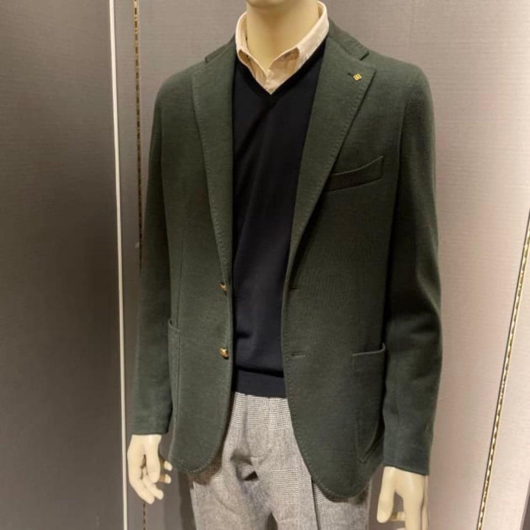 【かがみもち 様】TAGLIATORE×BEAMS ニット調2Bジャケット