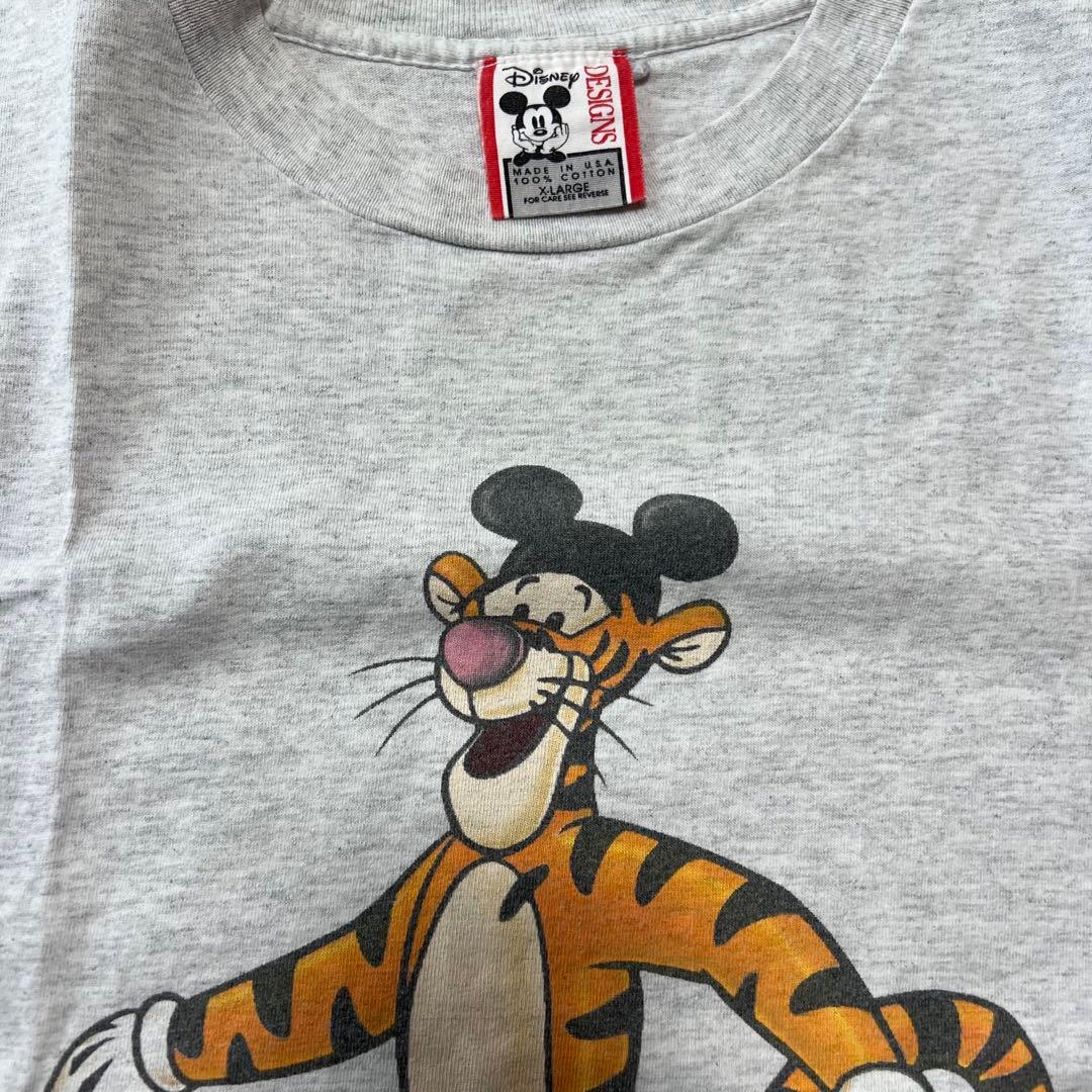 【希少】90s ティガー Tシャツ XL Tigger Disney