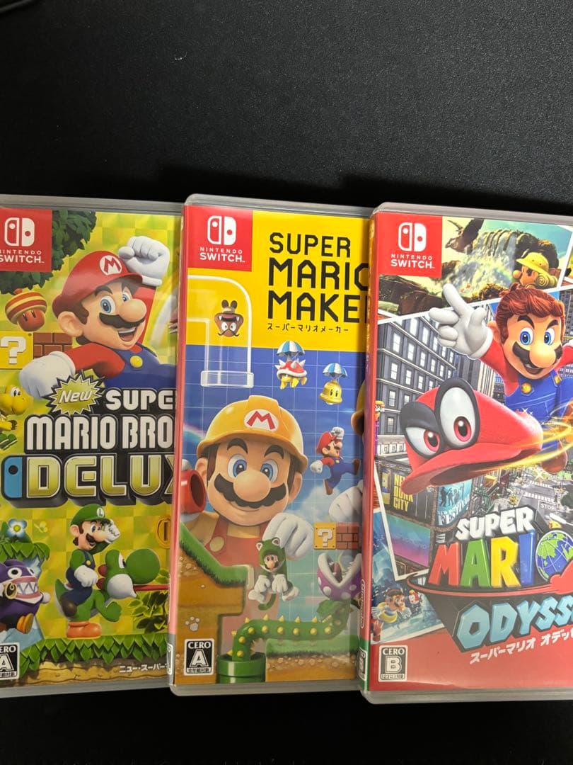 マリオゲーム3本セット (Switch) カセット