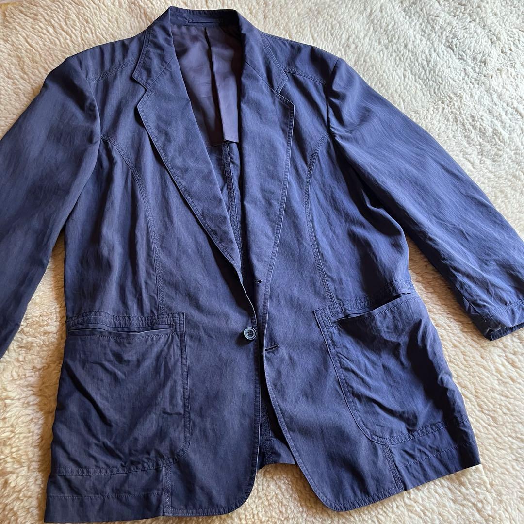 【最高級】 LANVIN シルク テーラードジャケット 90s Vintage