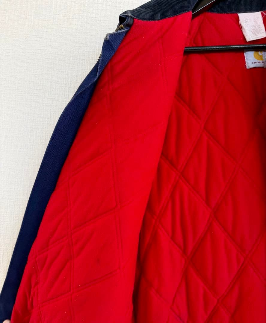 超超スペシャル 80s カーハート サンタフェジャケット XL ネイビーブルー