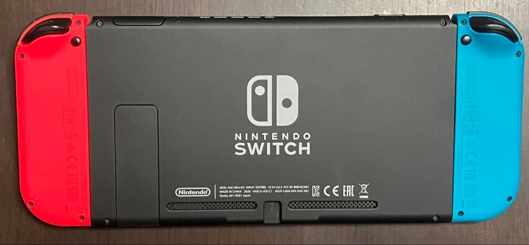 【美品】Nintendo Switch 青/赤 本体 付属品完備
