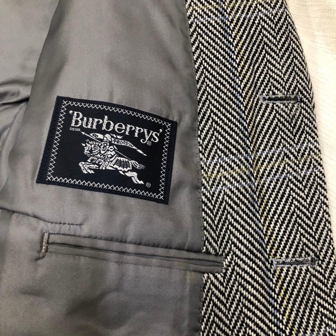 Burberrys バーバリー テーラードジャケット カシミヤ ウール ツイード