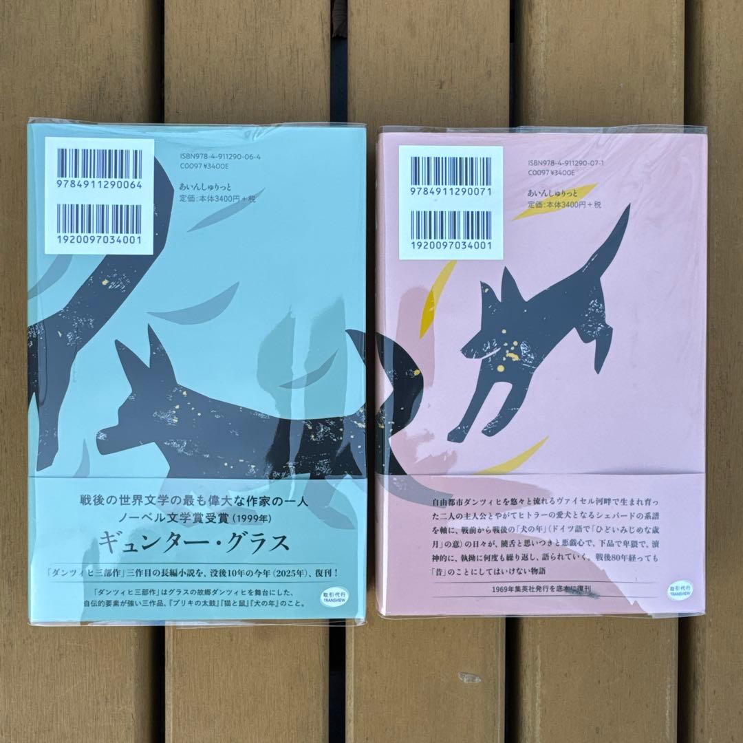 【初版】犬の年 上＋下 セット / ギュンター・グラス ※値下不可