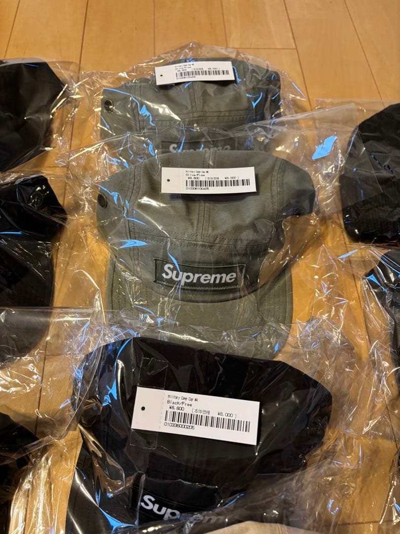 帽子 supreme Washed Chino Twill Camp Cap