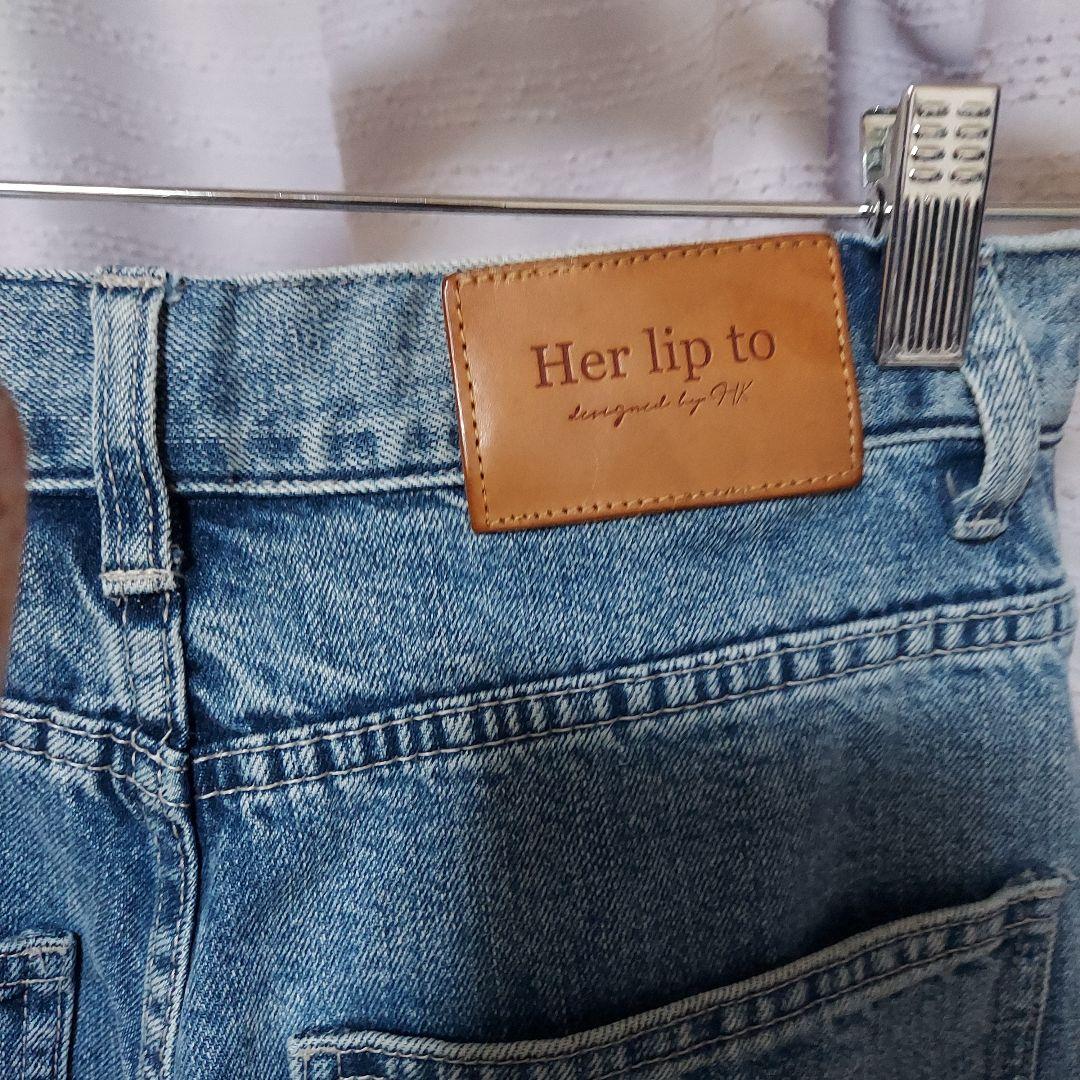 パンツ Herlipto Milano Wide Straight Jeans 26