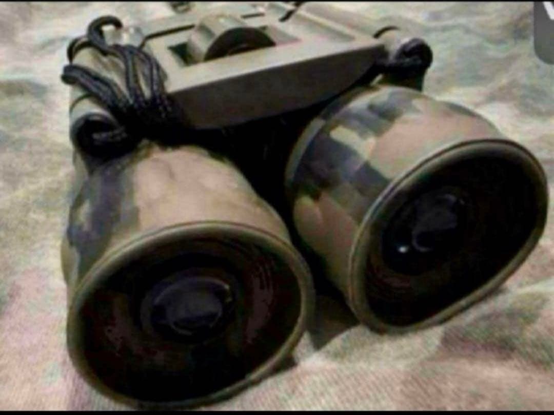 新品イラク戦 陸自/米軍　砂漠迷彩軍用双眼鏡 昼夜兼用12X25 2万円の品
