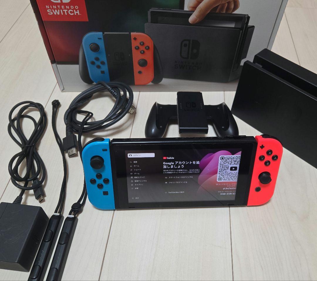 ジャンク品　Nintendo Switch ネオンブルー/ネオンレッド 本体