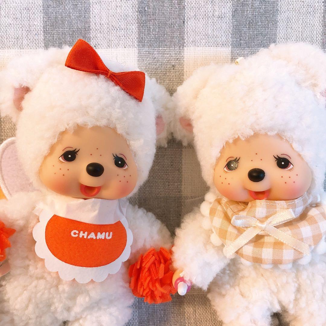 ＊最終価格＊ハッピーカラー　チャムちゃん　キーチェーン　2体セット　おまけ付き
