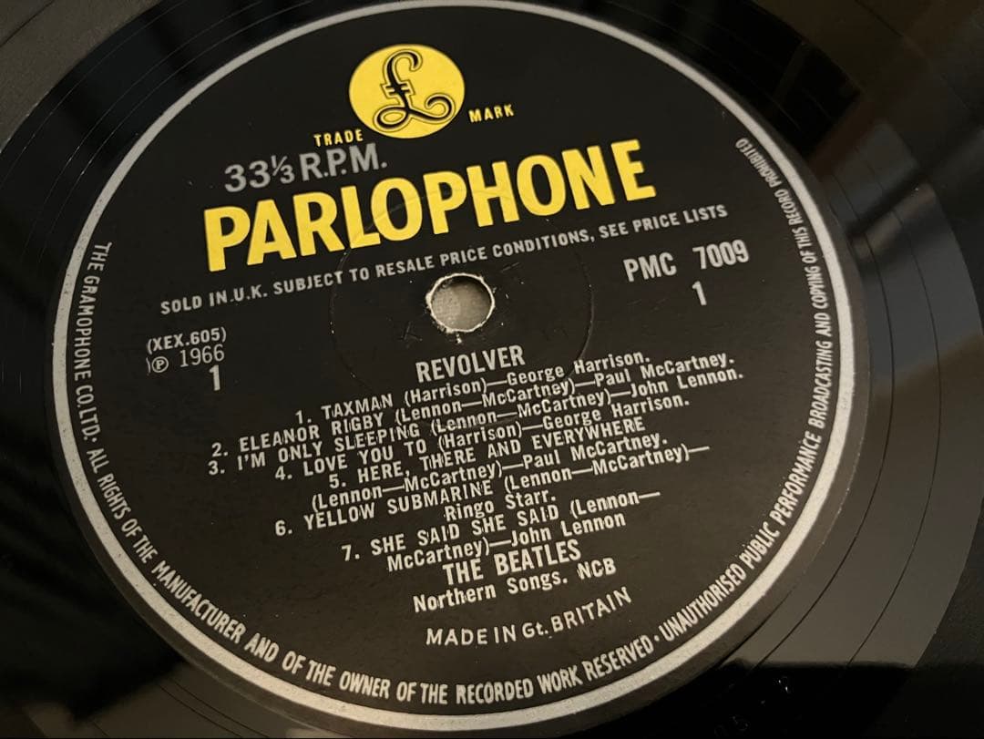【美品】BEATLES REVOLVER レコード MONO ビートルズ　初期盤