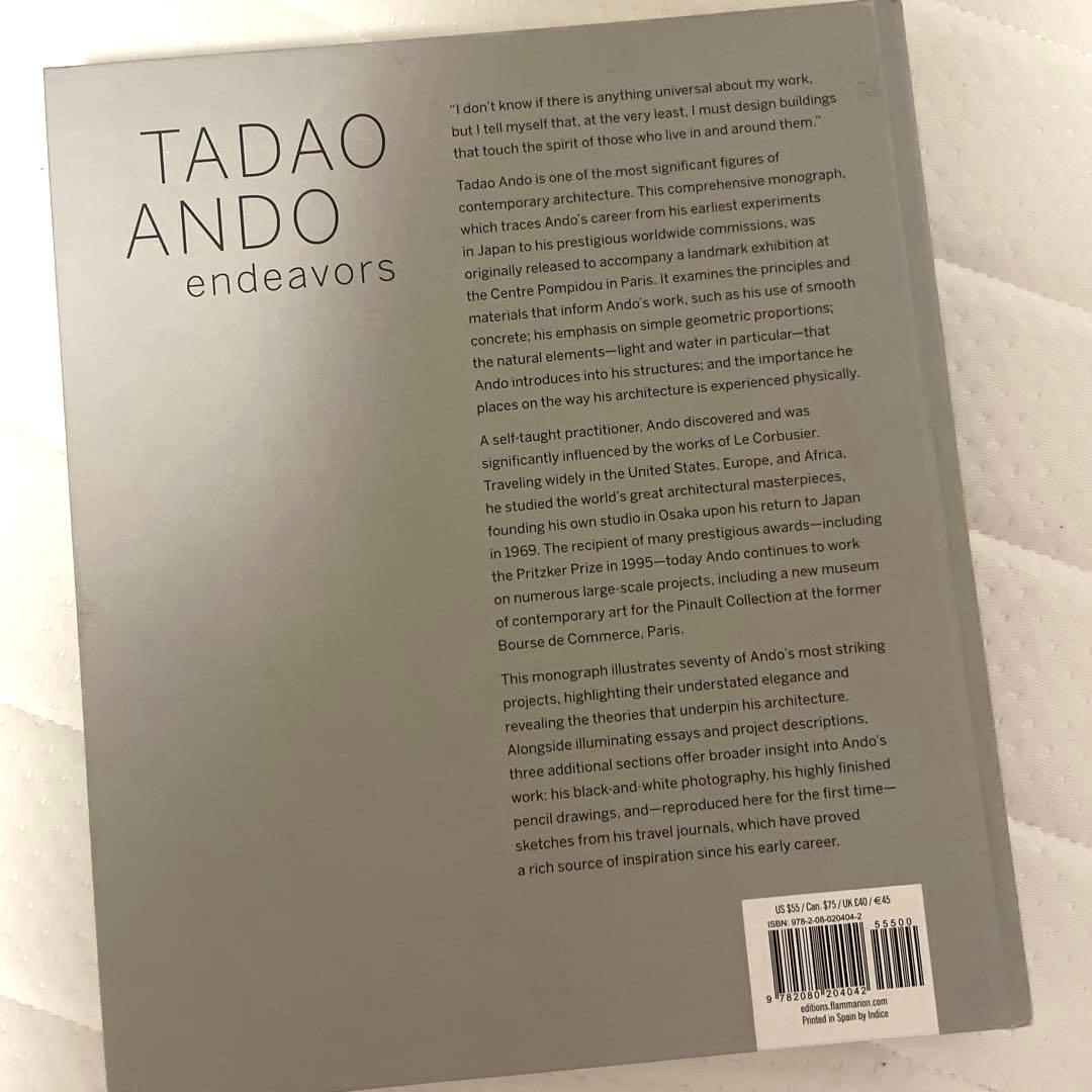 建築家・安藤忠雄「Tadao Ando: Endevavors」英語版