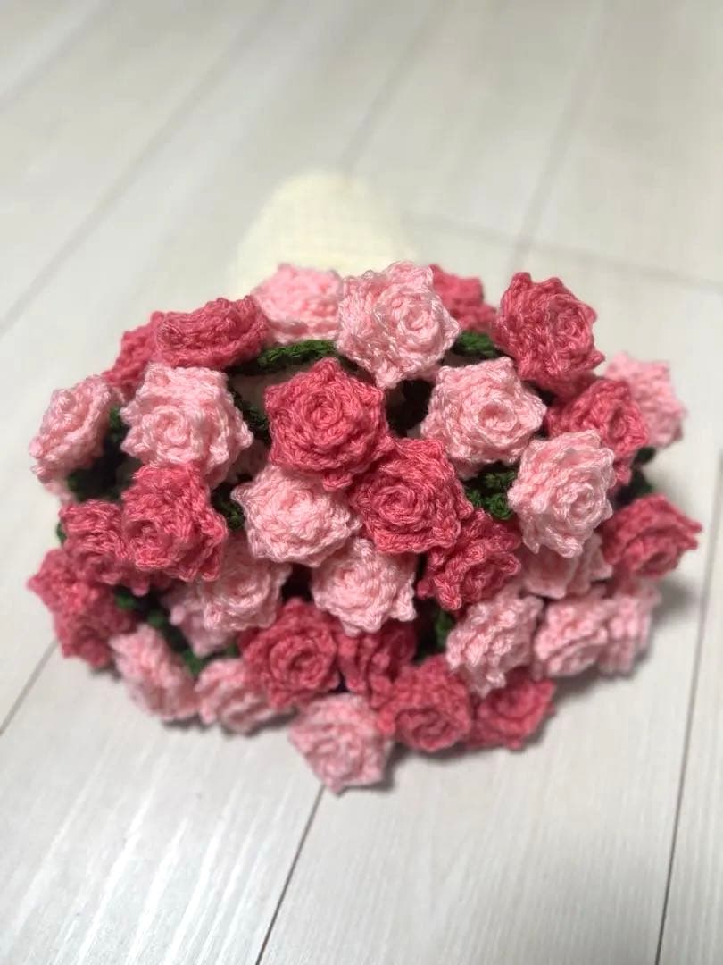 花束ブーケブランケット ピンク２色