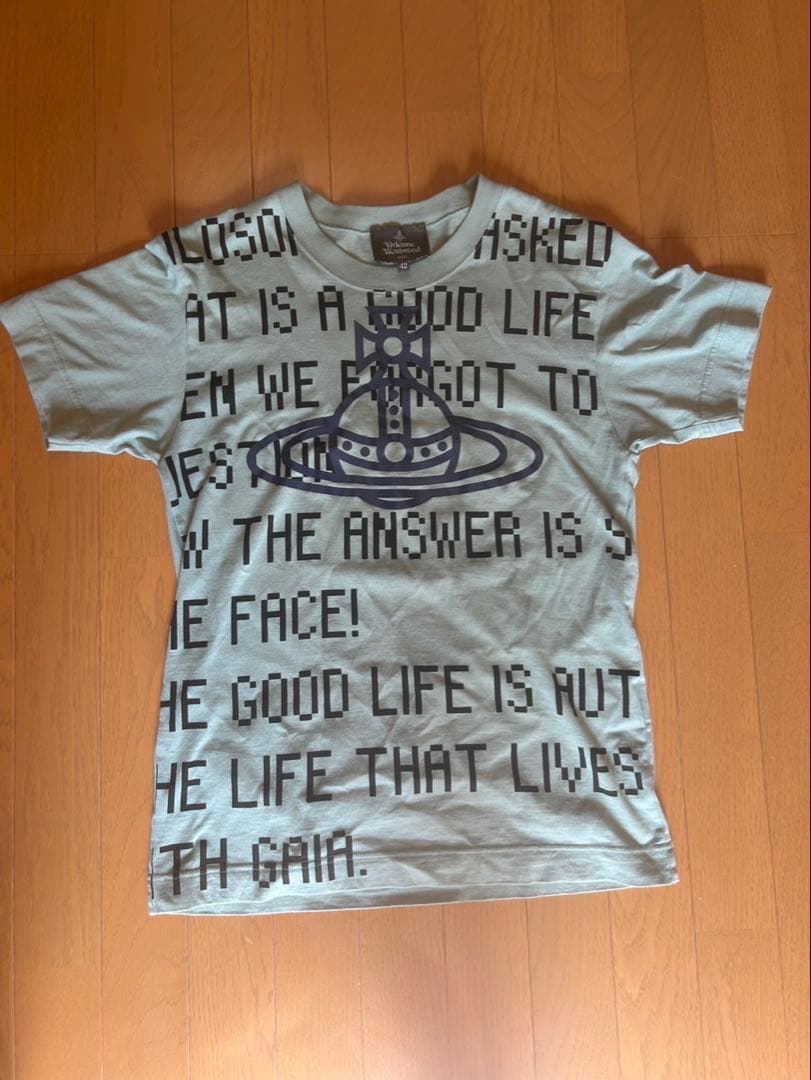 Vivienne Westwood テキストプリント Tシャツ 42