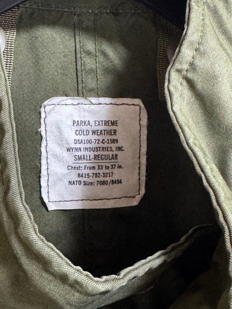 72s U.S. ARMY M-65 FISHTAIL PARKA 24時間発送