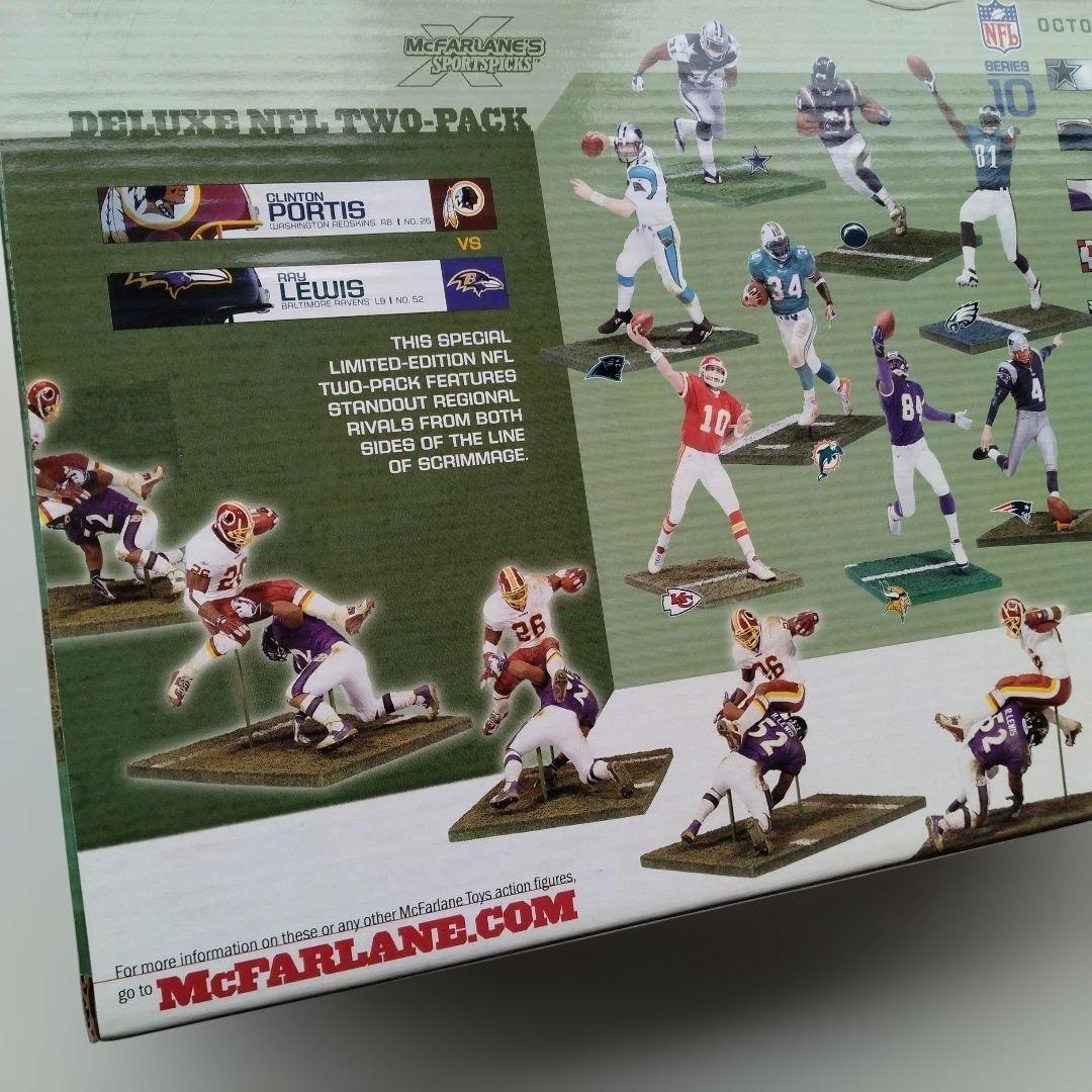 (未開封品)マクファーレンNFL 2-Pack L.ルイス & C.ポーティス