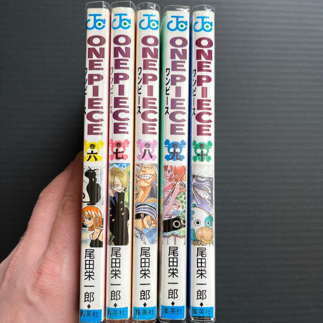 ONE PIECE 初版本　第6巻〜第10巻　美品