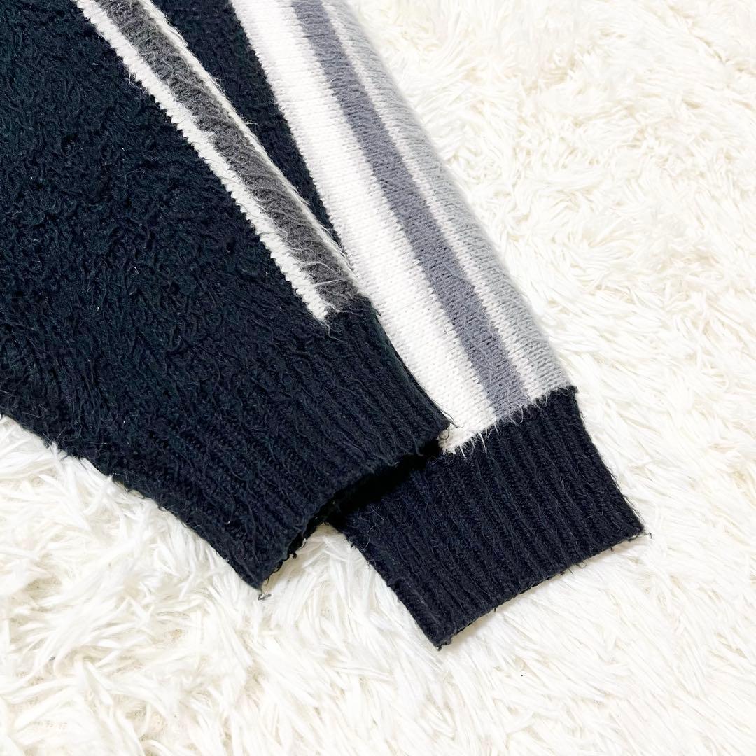 シュプリーム23SS Sleeve Stripe Zip Up Sweater