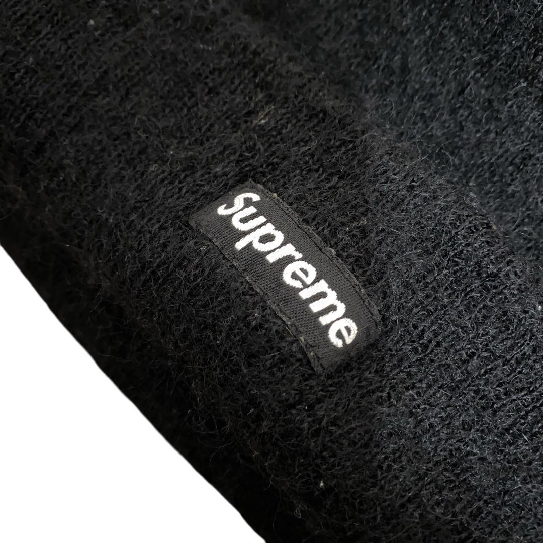 当日発送フォロー割Supreme mohair beanie 黒 ニット帽